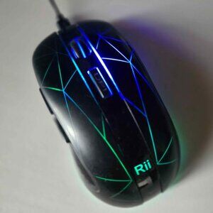 Rii Color Changing Wireless Rechargeable Light Up Mouse